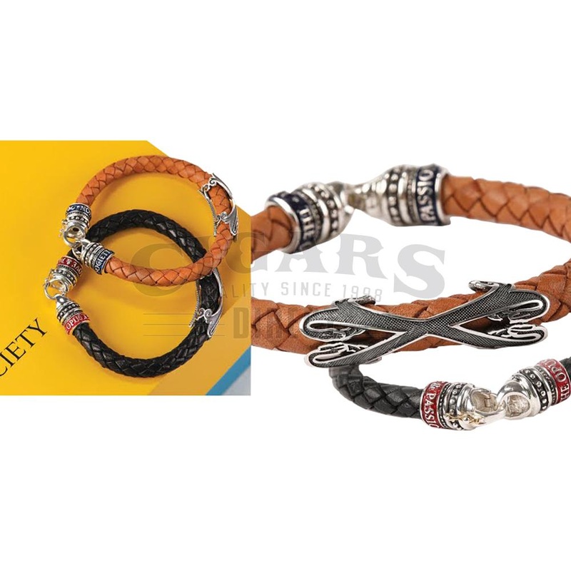 The OpusX Society Brown Leather Bracelet Brown Bracelet