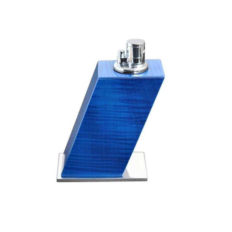 Elie Bleu Blue Sycamore Table Lighter 1 Lighter
