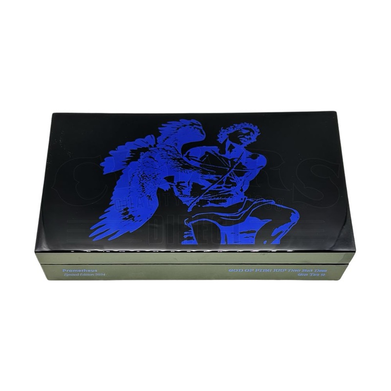 GOF KKP Never Back Down Toro Extra 54 Travel Humidor Only Black & Blue