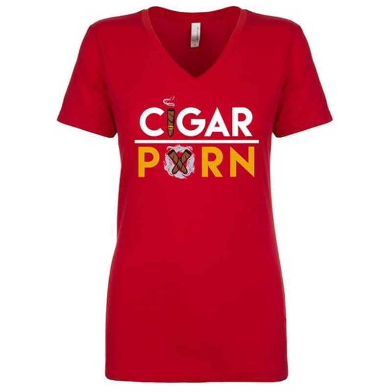 Red Cigar Pxrn Classic Women’s V-Neck T-Shirt S