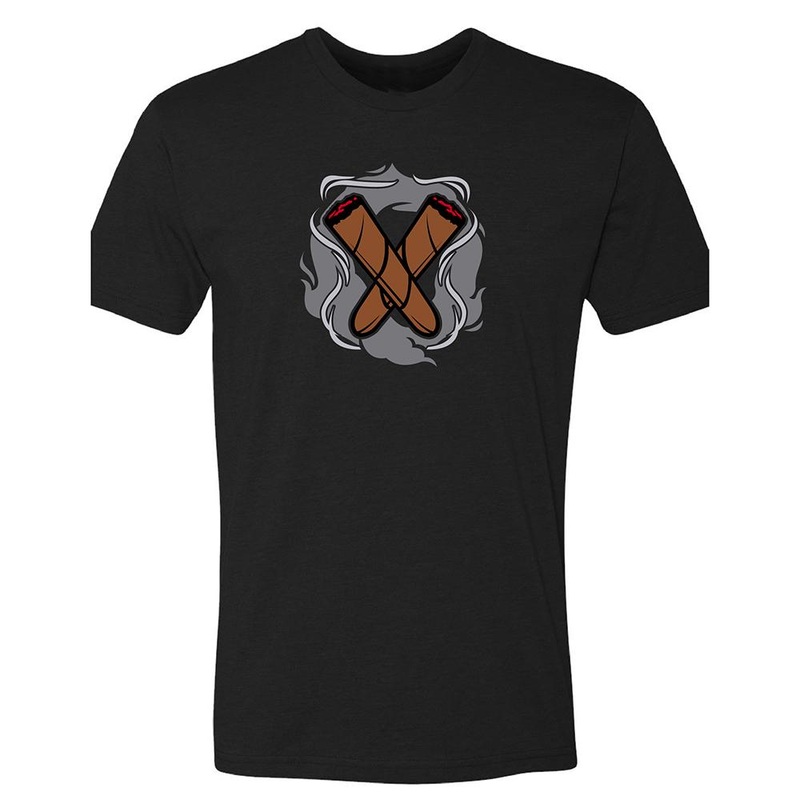 Black Cigar Pxrn Logo Men’s Crew Neck T-Shirt S