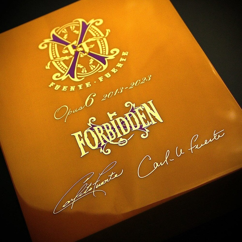 2024 Opus6 ForbiddenX Travel Humidor and Cigars Macassar – 6 Cigars