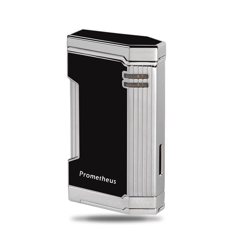 Magma T Black Lacquer Triple Torch Lighter Black