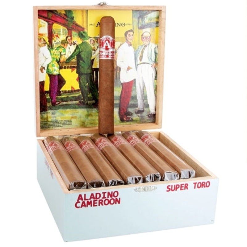 Aladino Cameroon Super Toro (6″ x 52) Box of 24