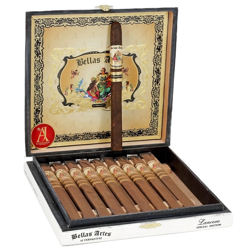 AJ Fernandez Bellas Artes Maduro- Lancero Box of 10