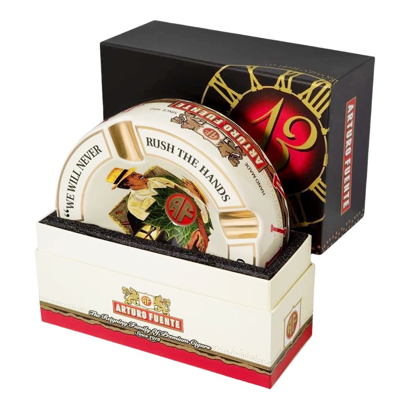 Journey Through Time White Ashtray White