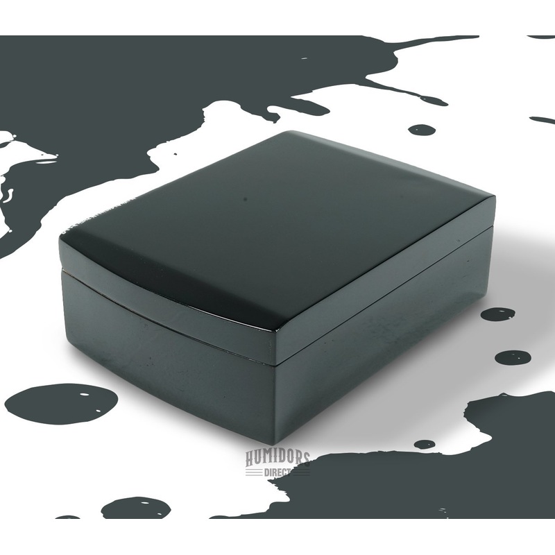 Midnight Black Travel Humidor Set 1 Set