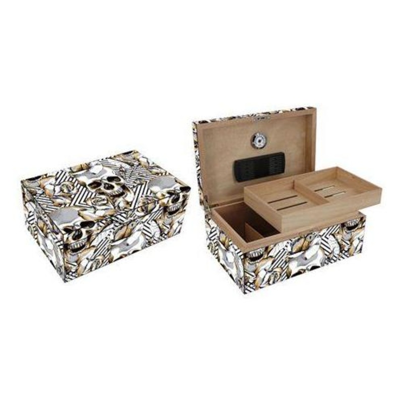 Skull and Roses 100 Count Humidor 100 Count