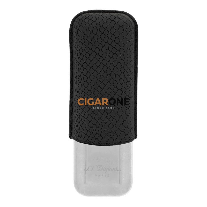 ST DUPONT Metal Base Dragon Scale Black (2 Cigars)