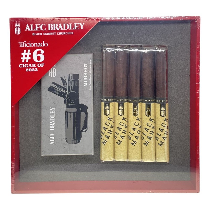 Alec Bradley Commemorative Valet Set with Lighter 10 Cigars + Lighter