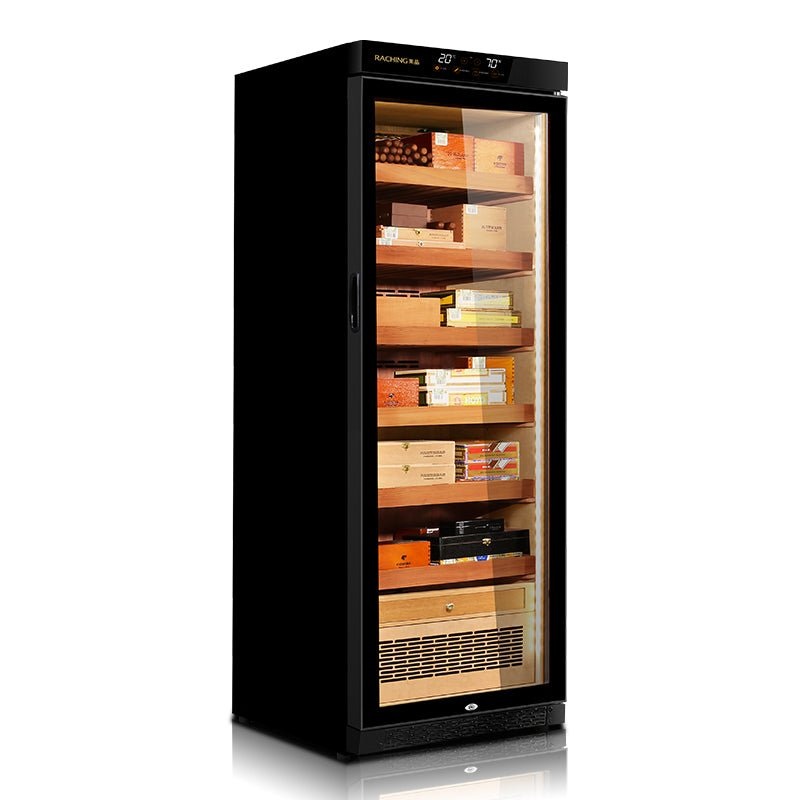 Raching MON2800 Climate Control Humidor Cabinet with/without Ammonia Removal (optional) With Ammonia Removal System Black
