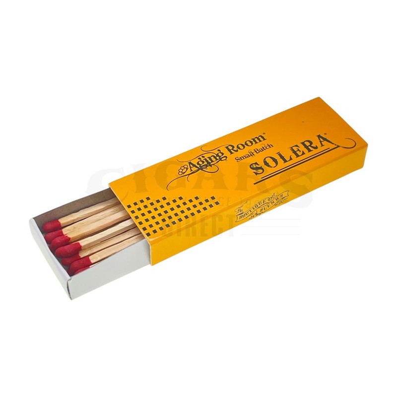 Aging Room Solera Yellow Box of Long Stem Matches Box of 20 Long Stem