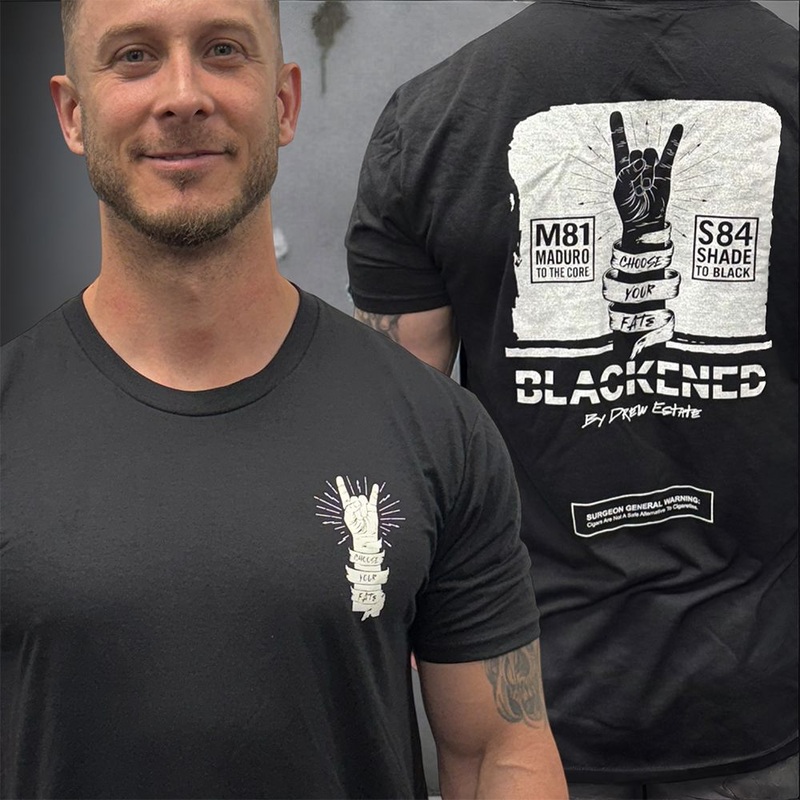 Black “Choose Your Fate” Blackened T-Shirt L