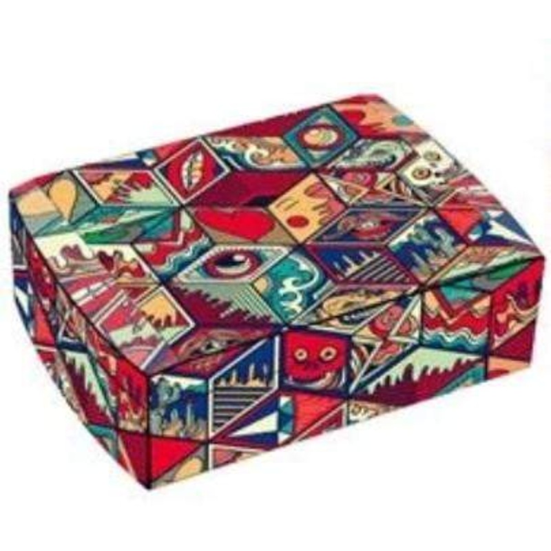 Jungle Love Collage Travel Humidor Set 1 Set