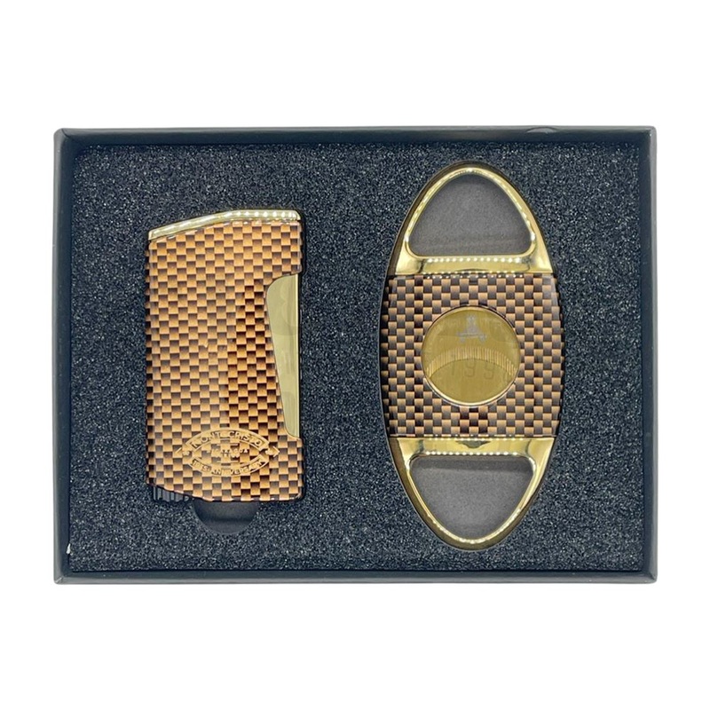 Montecristo 1935 Lotus Lighter and Cutter Gift Set with Box Gift Set