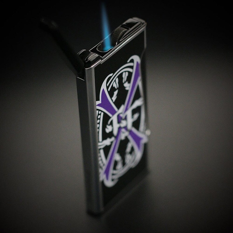 2022 L.E. Opus X Purple Rain “Dream” Retro Lighter Black