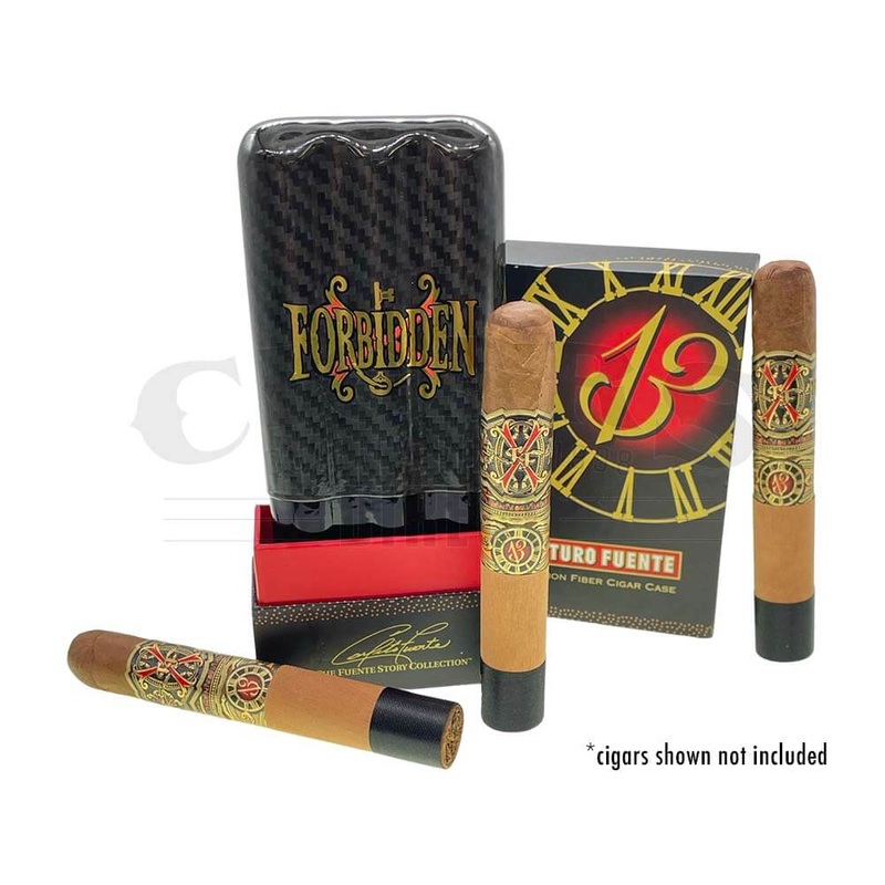 Arturo Fuente Forbidden X Carbon Fiber Cigar Case Black Case Only