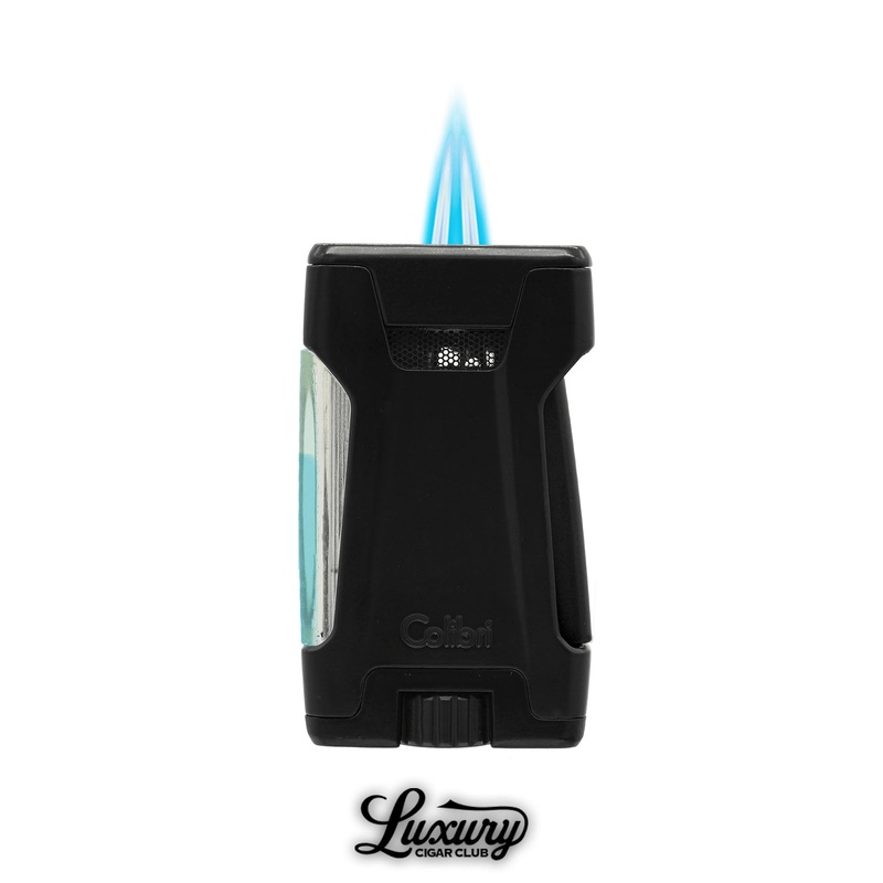 Colibri Rebel Double Flame Lighter black