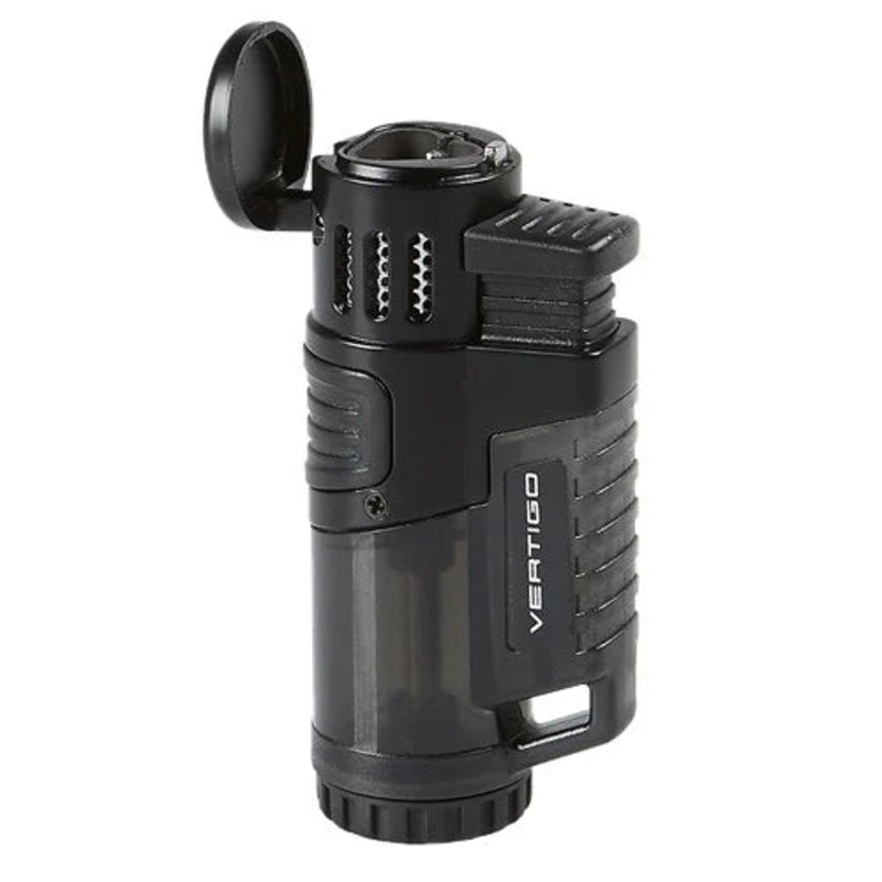 Vertigo Hawk Triple Torch Lighter Black