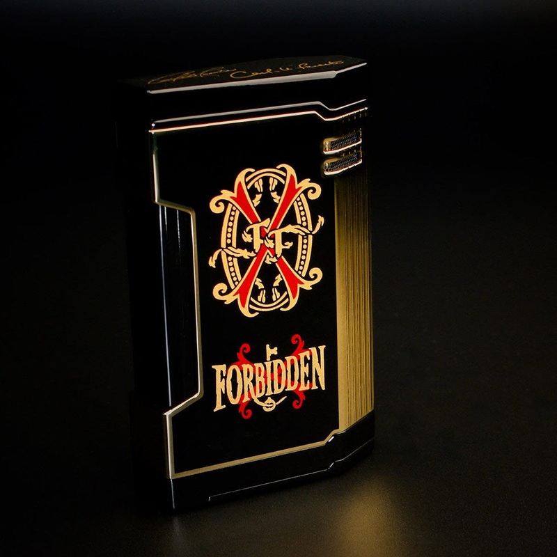 2024 LE OpusX Rare Black Magma T Lighter Black and Gold