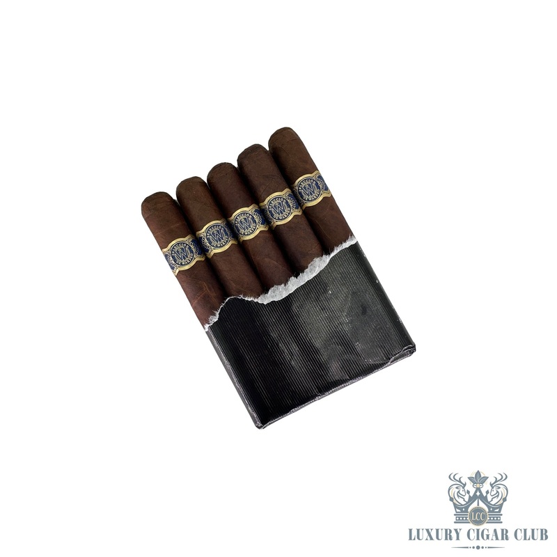 Warped Miami Maduro 475 Luxury Cigar Club Exclusive 5 pack 547 (5×47) petite churchill
