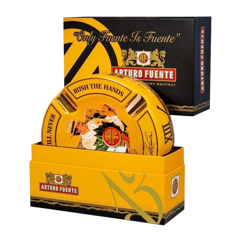 Arturo Fuente Opus X Oro Oscuro Yellow Ashtray Yellow