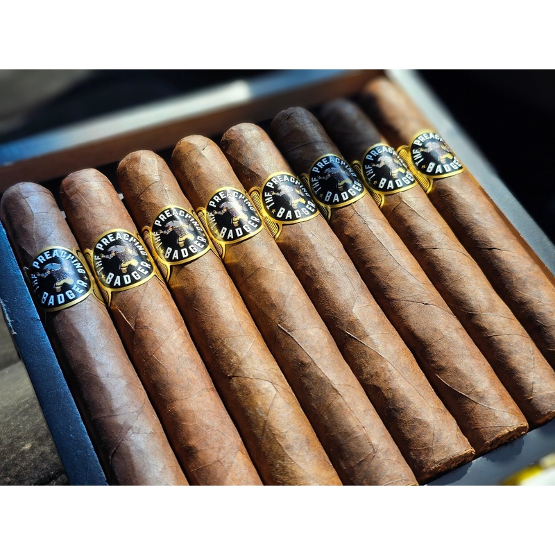 The Preaching Badger 5×50 Nicaraguan Puro Habano. 1 cigar for $16.99