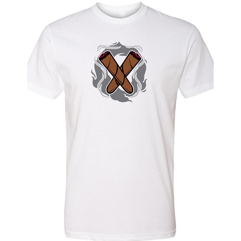 White Cigar Pxrn Logo Men’s Crew Neck T-Shirt S