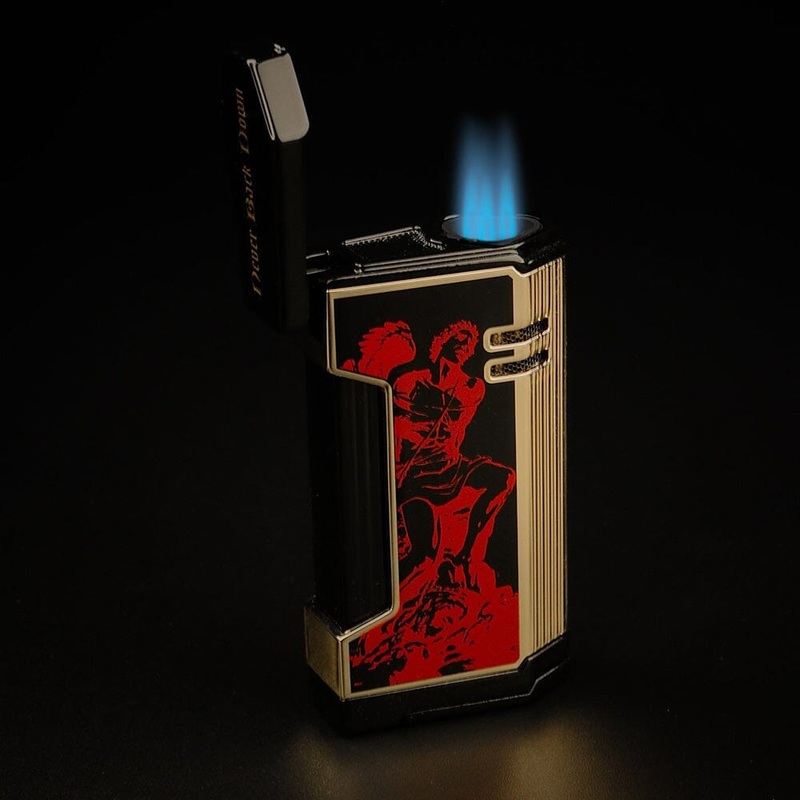 2024 LE God of Fire Never Back Down Magma X Lighter Red on Black