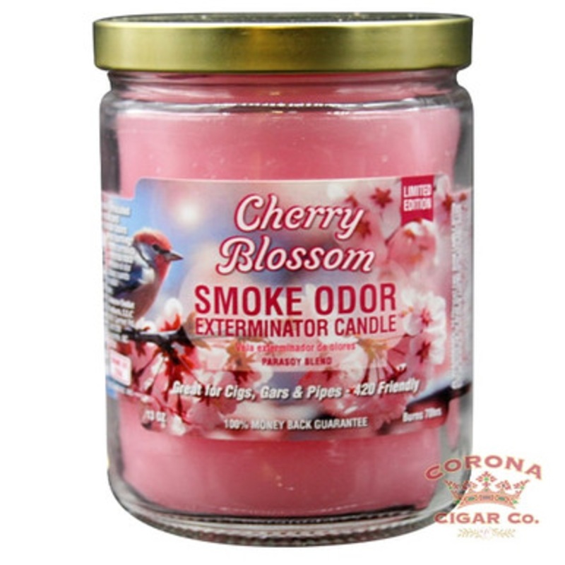 Smoke Odor Candle – Cherry Blossom(13oz Jar)
