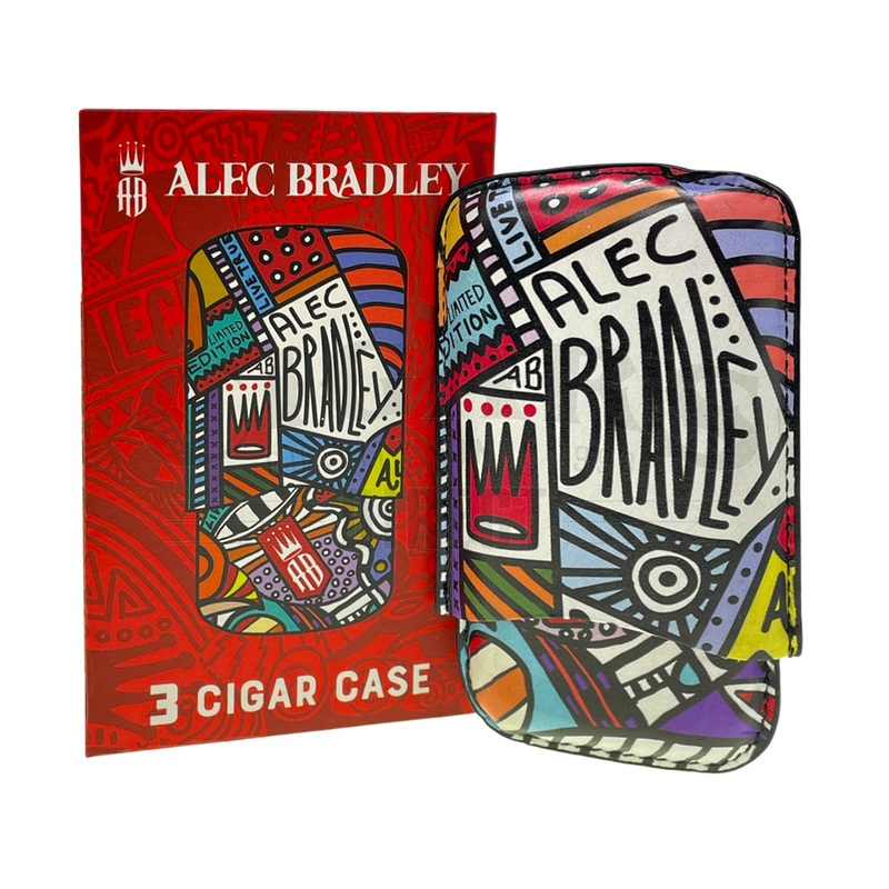 Alec Bradley 3 Cigar Leather Case in Color 1 Case in Color