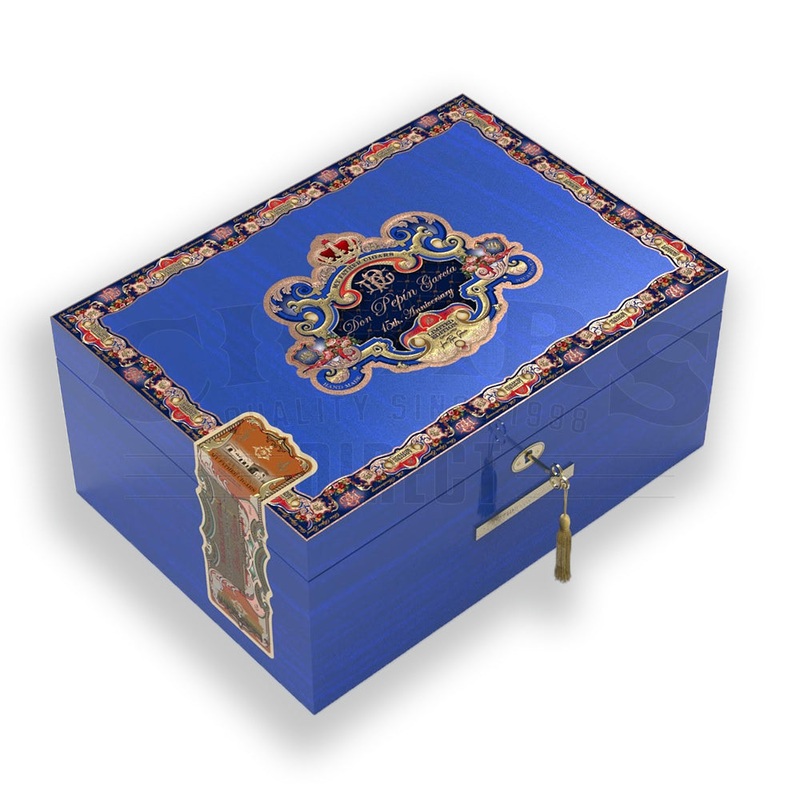 My Father Cigars Don Pepin Garcia 15th Anniversary Blue Humidor 75 Count