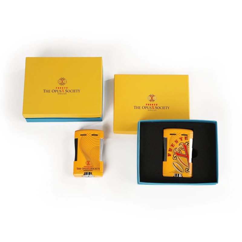 The OpusX Society Yellow Table Top Lighter Yellow Lighter