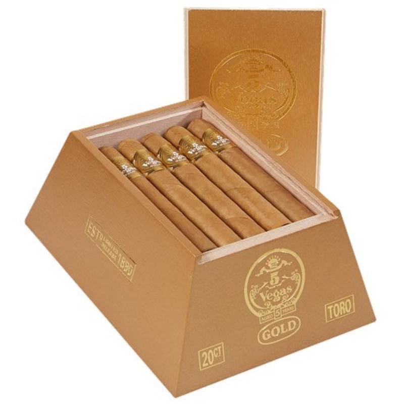 5 Vegas – Gold Toro (6.0″ x 52) Box of 20