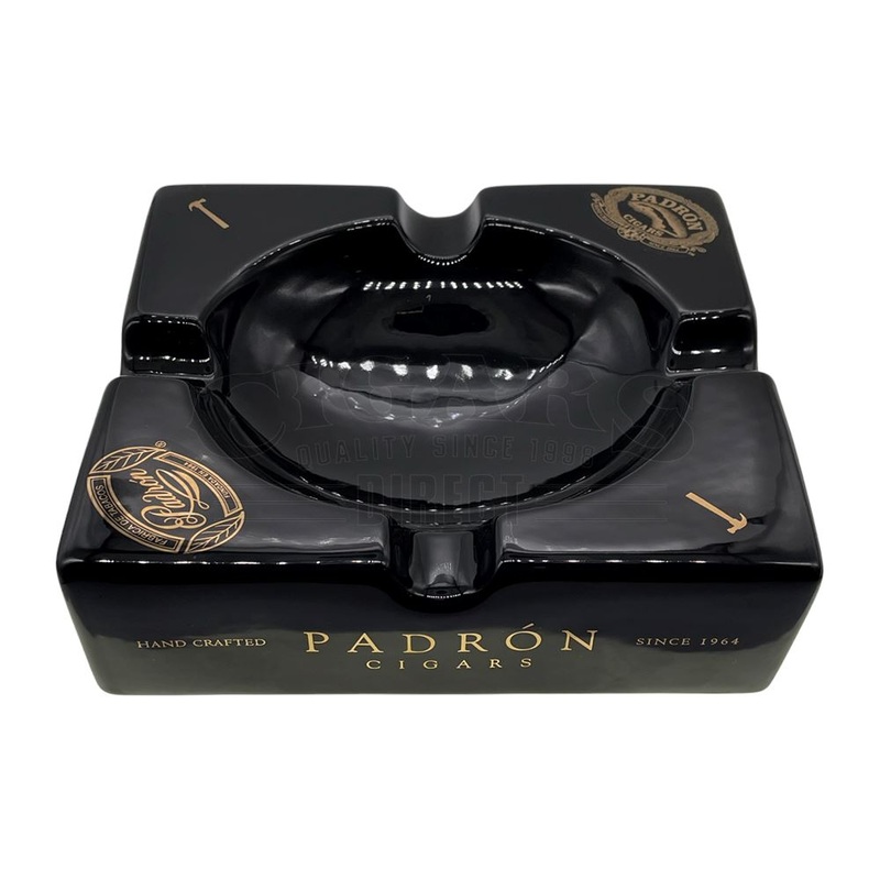 Padron L.E. Black Ceramic Ashtray Black
