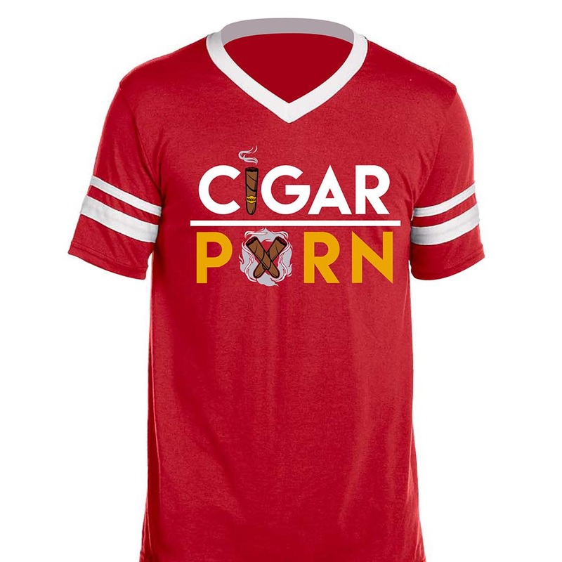 Red Cigar Pxrn Classic Men’s V-Neck Sleeve Stripe Jersey S
