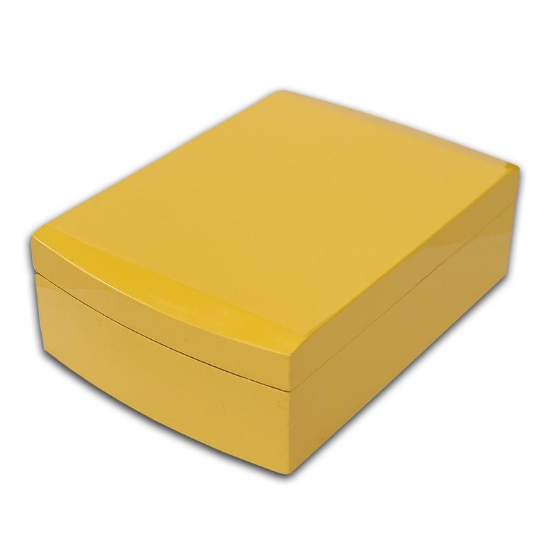 Mellow Yellow Travel Humidor Set 1 Set