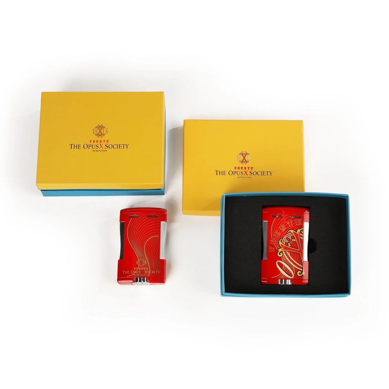 The OpusX Society Red Table Top Lighter Red Lighter