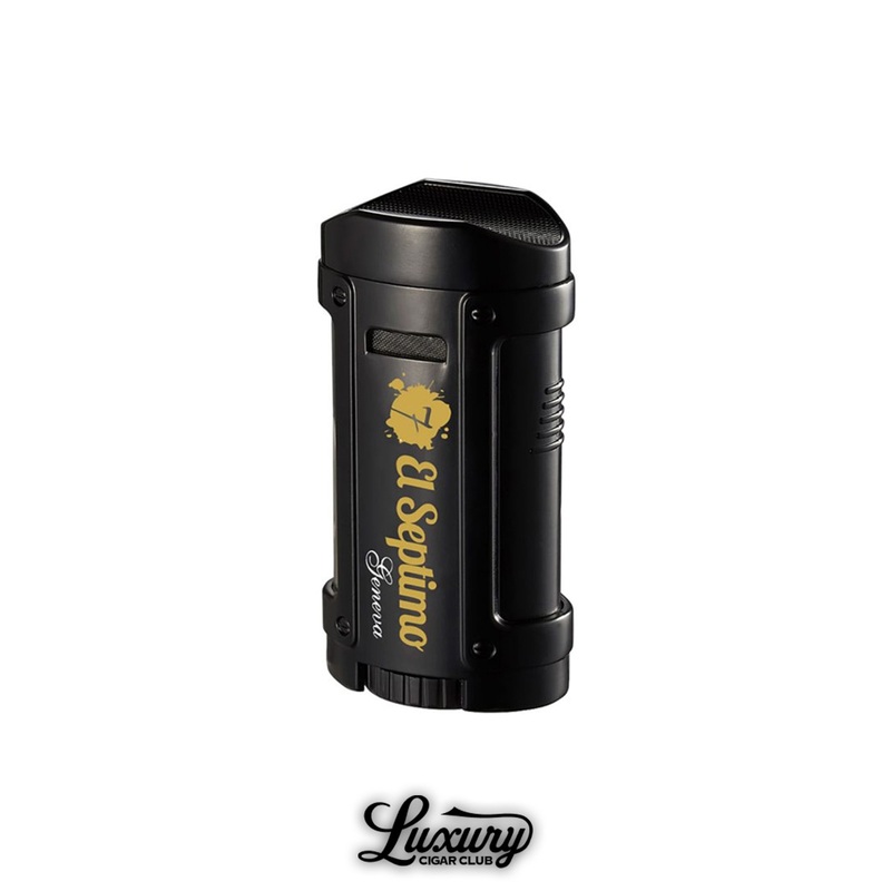 El Septimo Classic Quadruple Torch Lighter ruby red