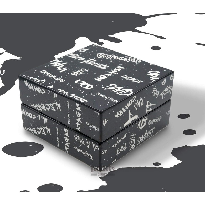 Graffiti Black and White Ashtray Set 1 Ashtray