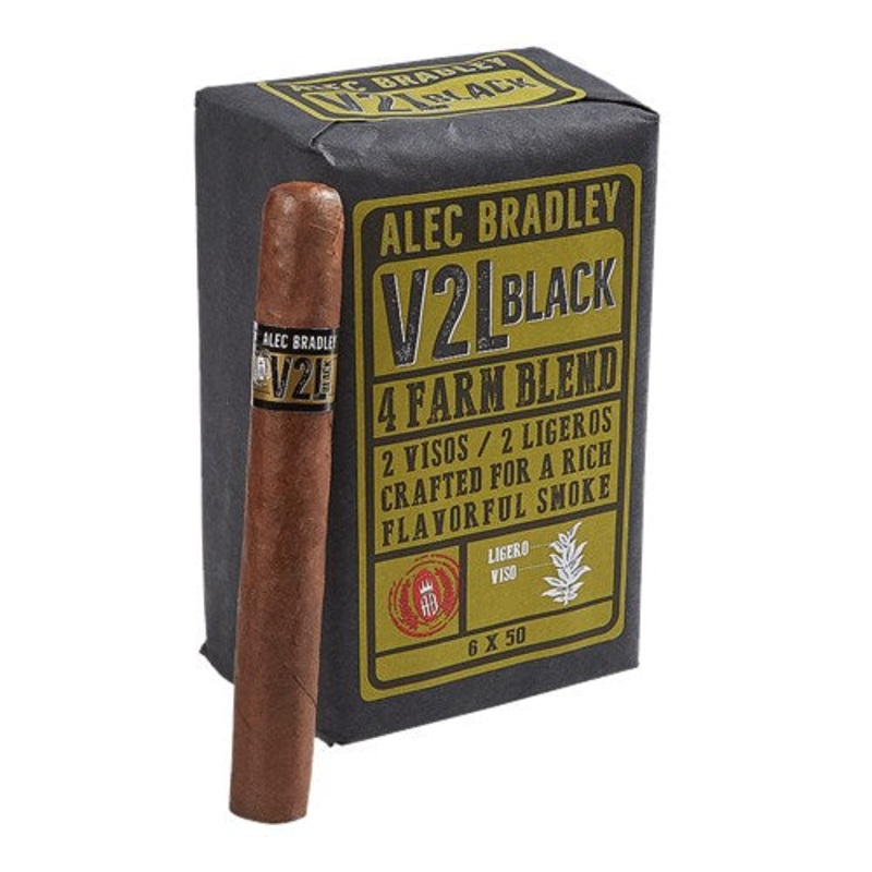 Alec Bradley V2L Black – Toro (6″ x 50) Bundle of 20