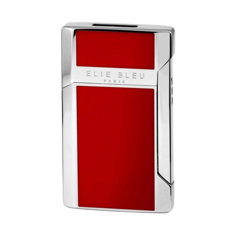 Elie Bleu J-12 Plano Red Lacquer Lighter 1 Lighter