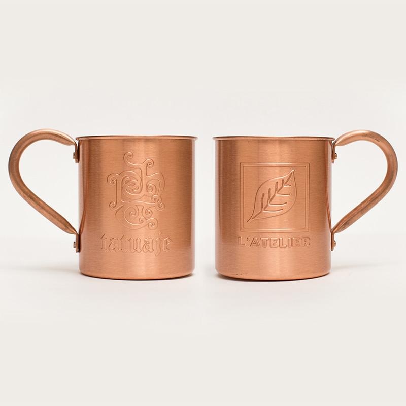 Tatuaje And Atelier Cigars Moscow Mule Mugs Pair of Mugs