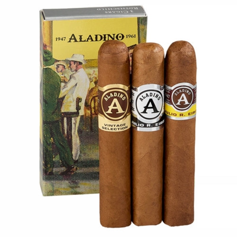 Aladino Rothschild 3 Cigar Sampler (4.5″ x 48)