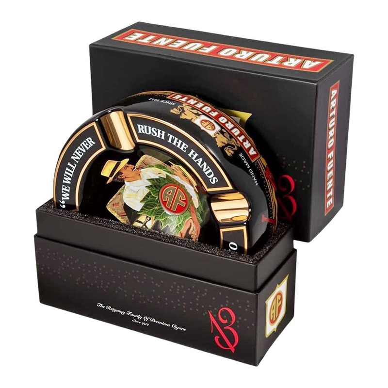 Journey Through Time Black Ashtray Black