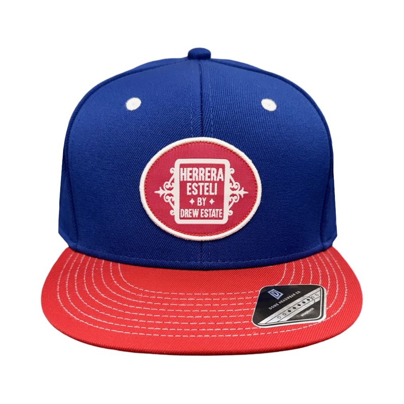 Herrera Esteli Snapback Blue with Red Bill Hat Blue Hat