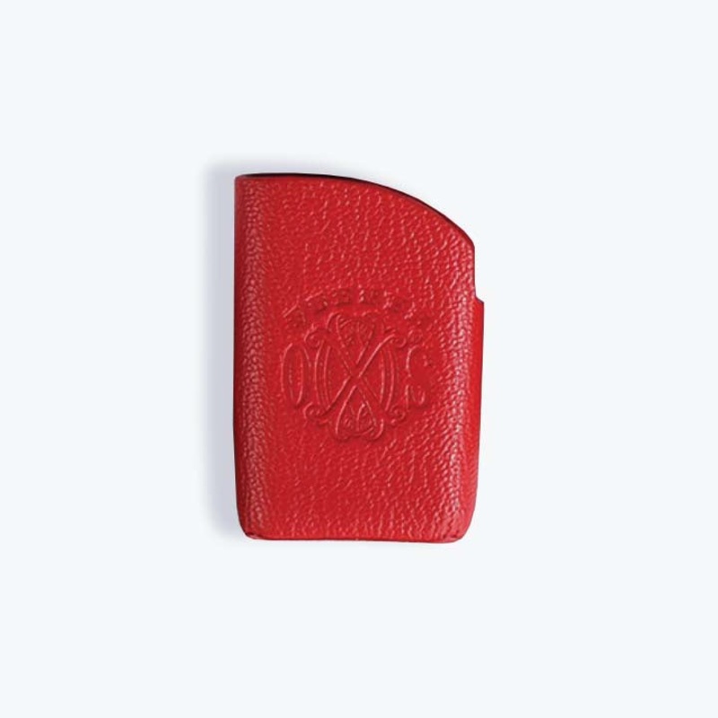 The OpusX Society J30 Red J30 Lighter Leather Pouch Red Pouch