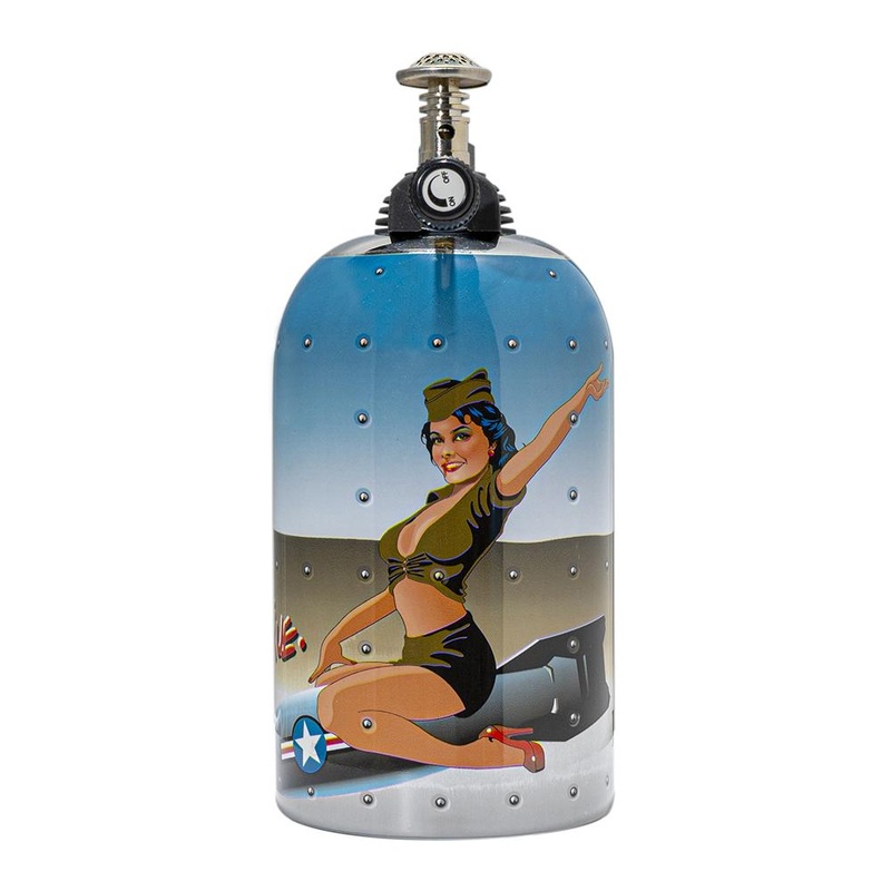 Alec Bradley Limited Edition Pinup Bomb Girl Mega Burner Table Top Lighter 1 Lighter