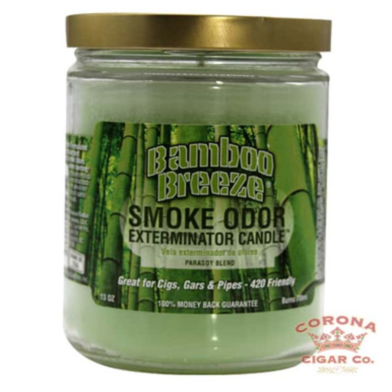 Smoke Odor Candle – Bamboo Breeze (13oz Jar)