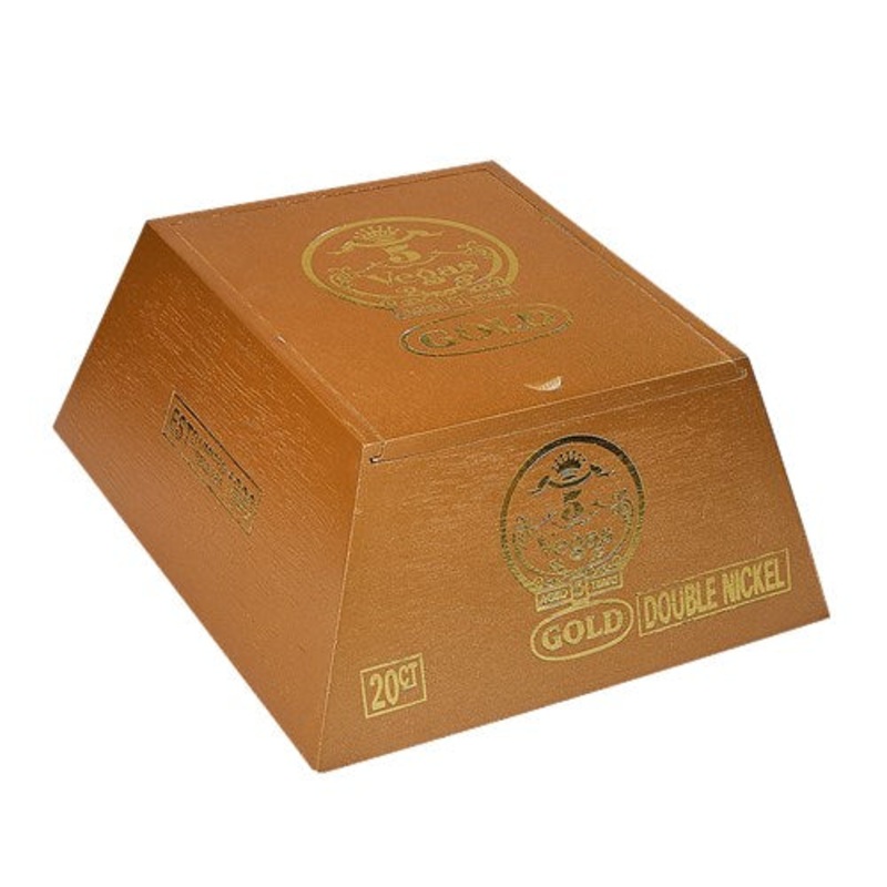 5 Vegas – Gold – Double Nickel Box-pressed Gordo (5.5″ x 50) Box of 20